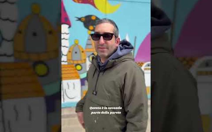 In via D&rsquo;Aquino a Taranto prende forma il Muro Narrante