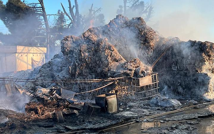 Incendio alla GM Service a Palo del Colle