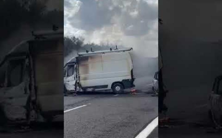 Assalto al portavalori sulla Brindisi Lecce - video di Antonello Tommasi