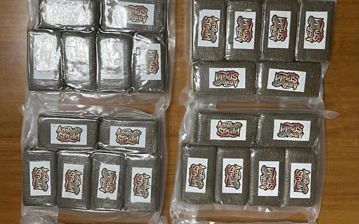 La droga sequestrata a Taranto