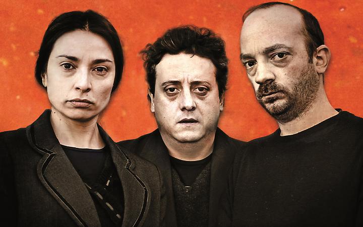 Massimo De Lorenzo, Carlo De Ruggieri e Cristina Pellegrino (foto di Giansalvo Cannizzo) 