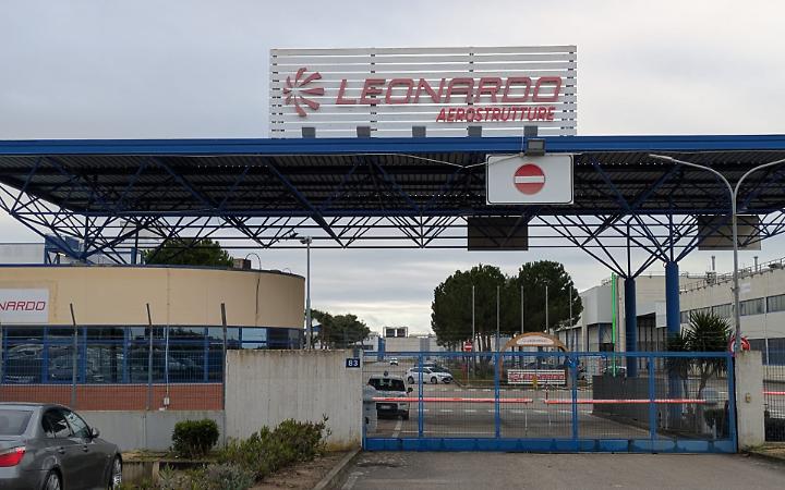 Lo stabilimento Leonardo di Grottaglie