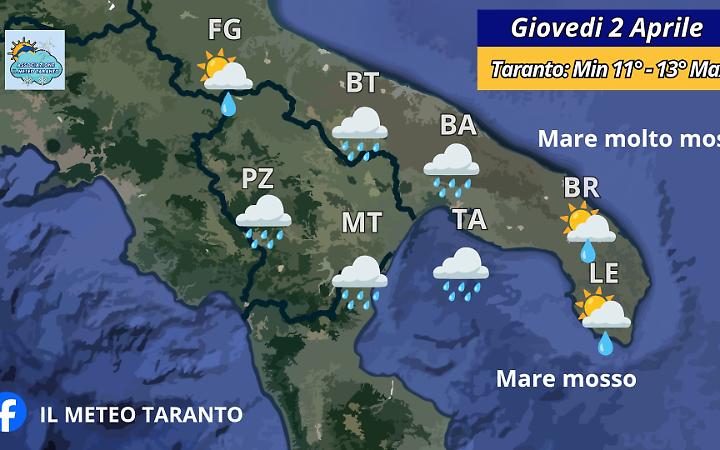 Le previsioni de "Il Meteo Taranto"