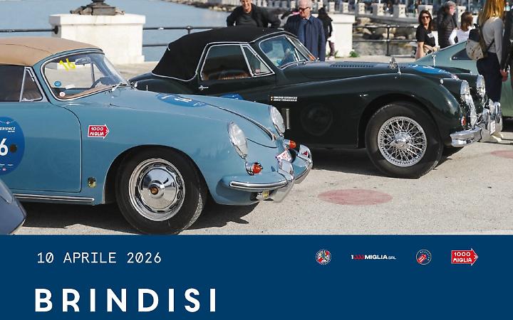 La 1000 Miglia Experience arriva in Puglia, Brindisi protagonista tra storia e motori