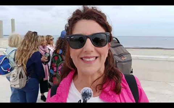 Pulizia delle marine di Melendugno, Romina Power in prima linea