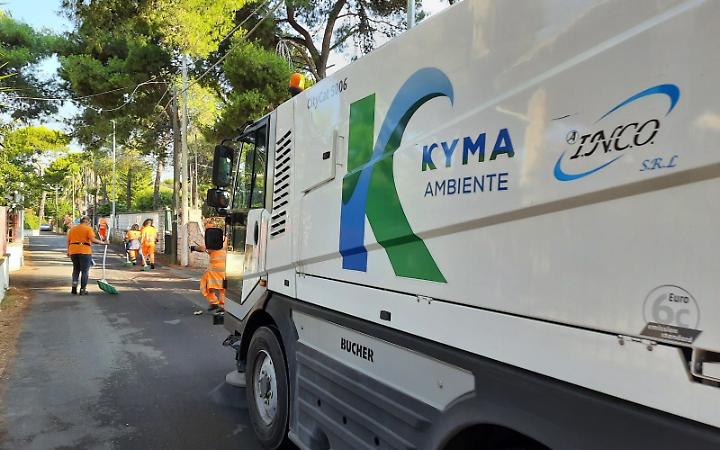 Un mezzo di Kyma Ambiente