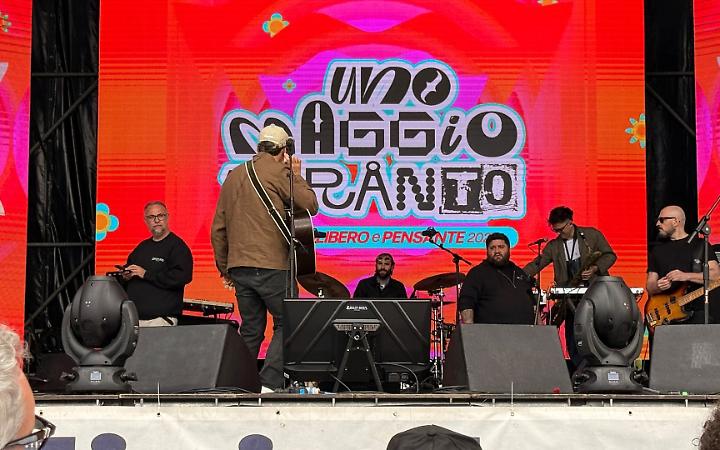 In migliaia al Concertone dell&rsquo;Uno Maggio Libero e Pensante - foto di Francesco Manfuso