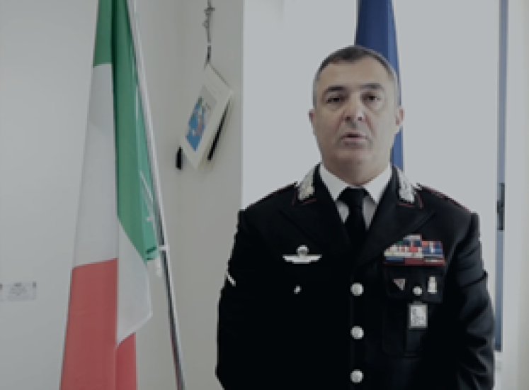 Massimiliano Galasso, comandante provinciale dei Carabinieri Bat