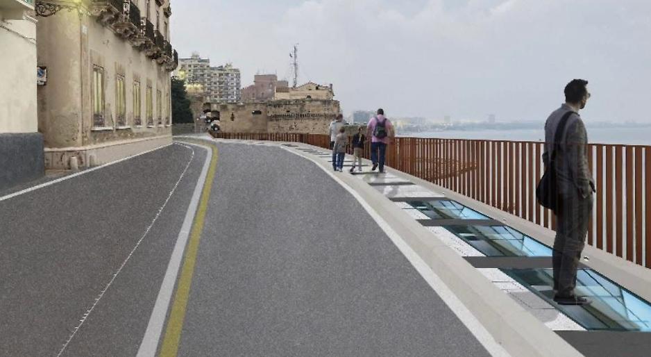 Mura Aragonesi, via libera ai lavori di riqualificazione della Ringhiera