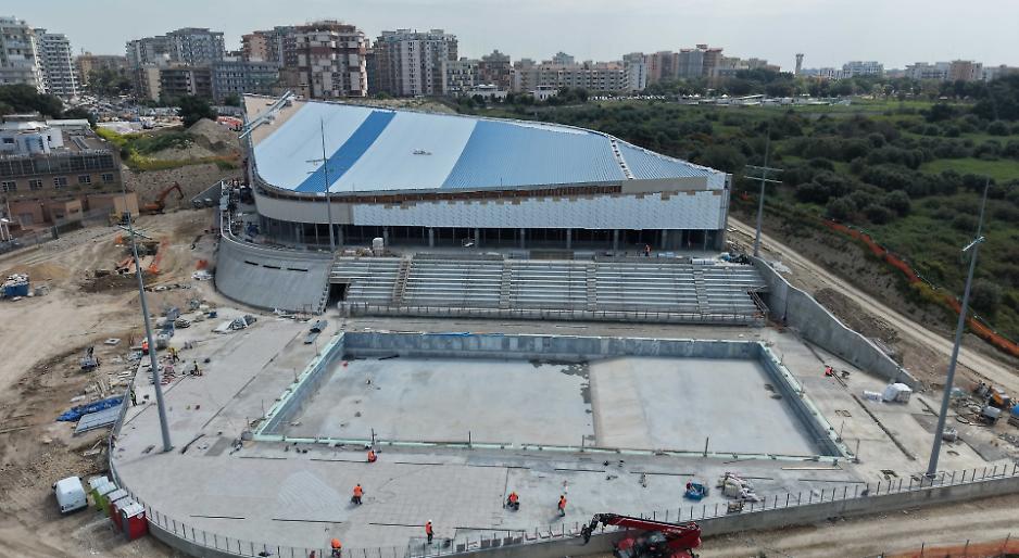 Il nuovo Stadio del Nuoto di Taranto