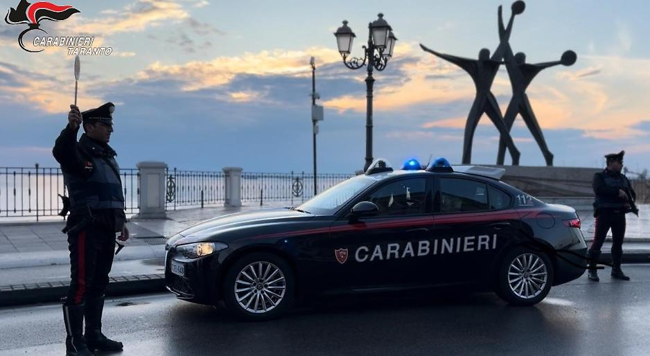 Posto di blocco dei carabinieri