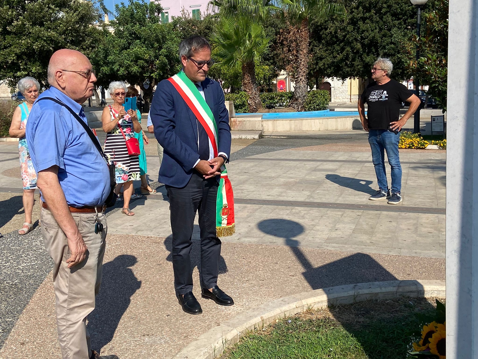Tommaso Fontana e il Sindaco di Bisceglie Angelantonio Angarano
