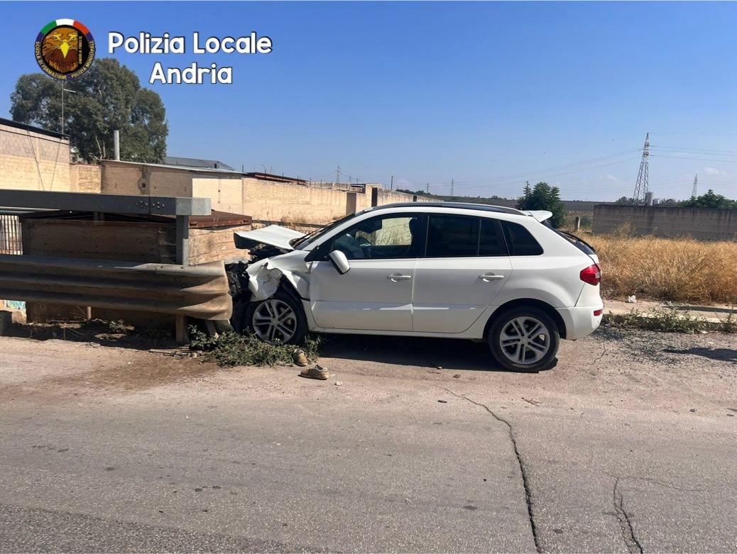Incidente stradale in via Togliatti ad Andria