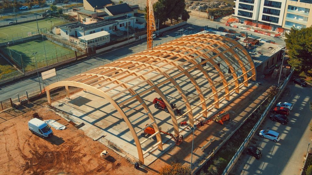 A Molfetta prende forma un moderno palazzetto dello sport