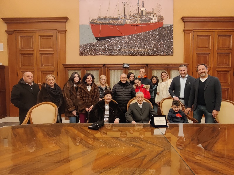 Riconoscimento dell’amministrazione comunale di Bari per i 60 anni di attività del panificio Veronese