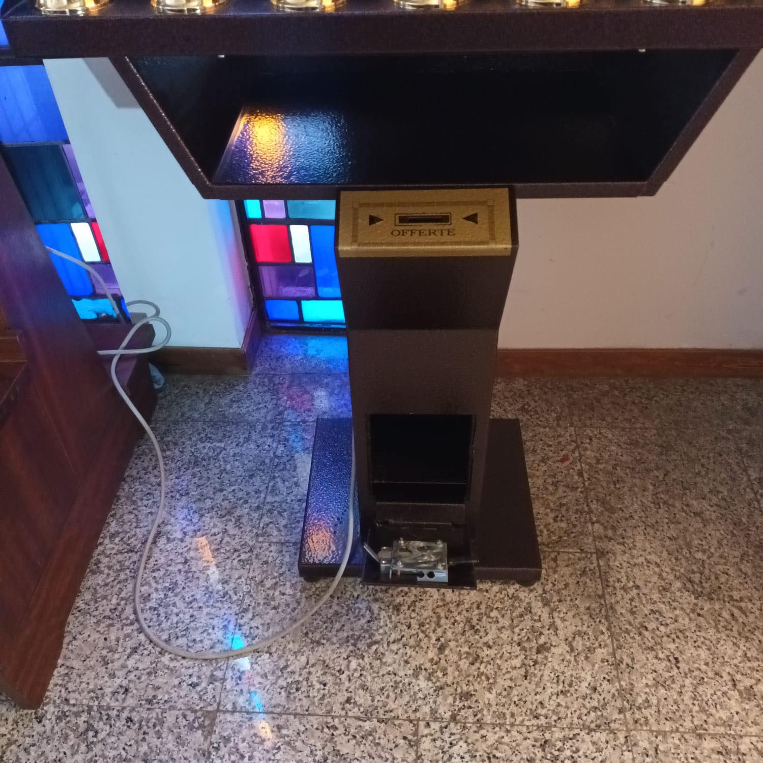 La cassetta delle offerte scassinata nella Cappella del Vito Fazzi di Lecce