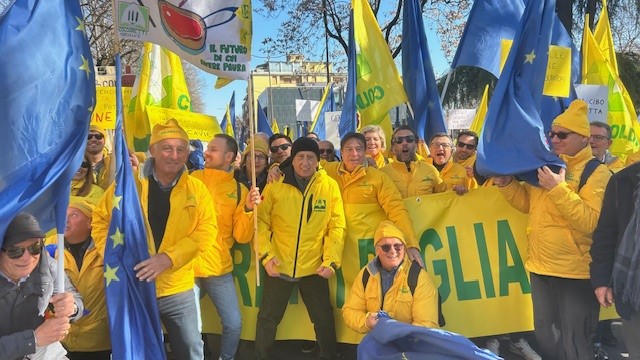Gli agricoltori di Coldiretti Puglia a Parma