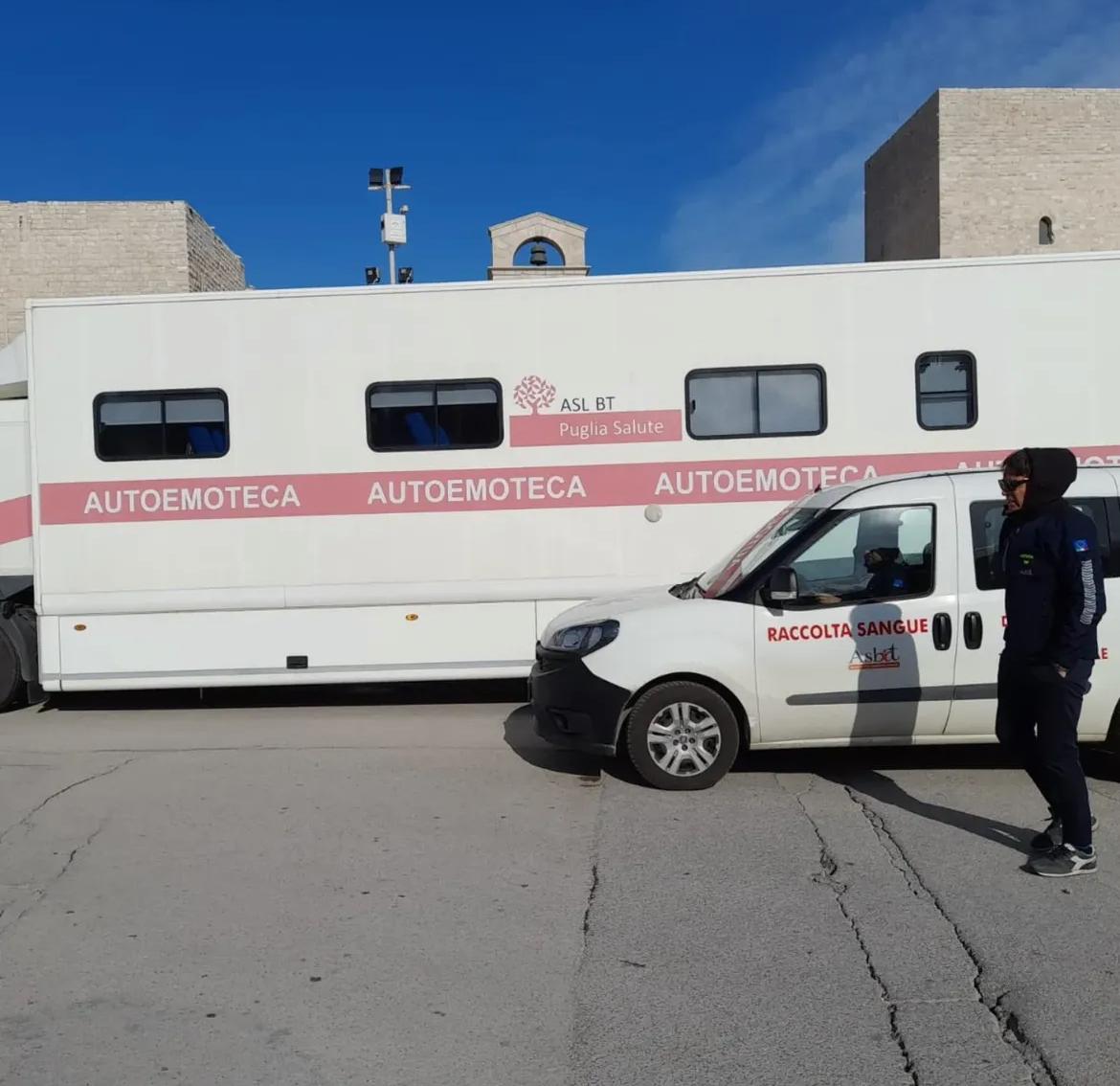 La raccolta di sangue a Trani