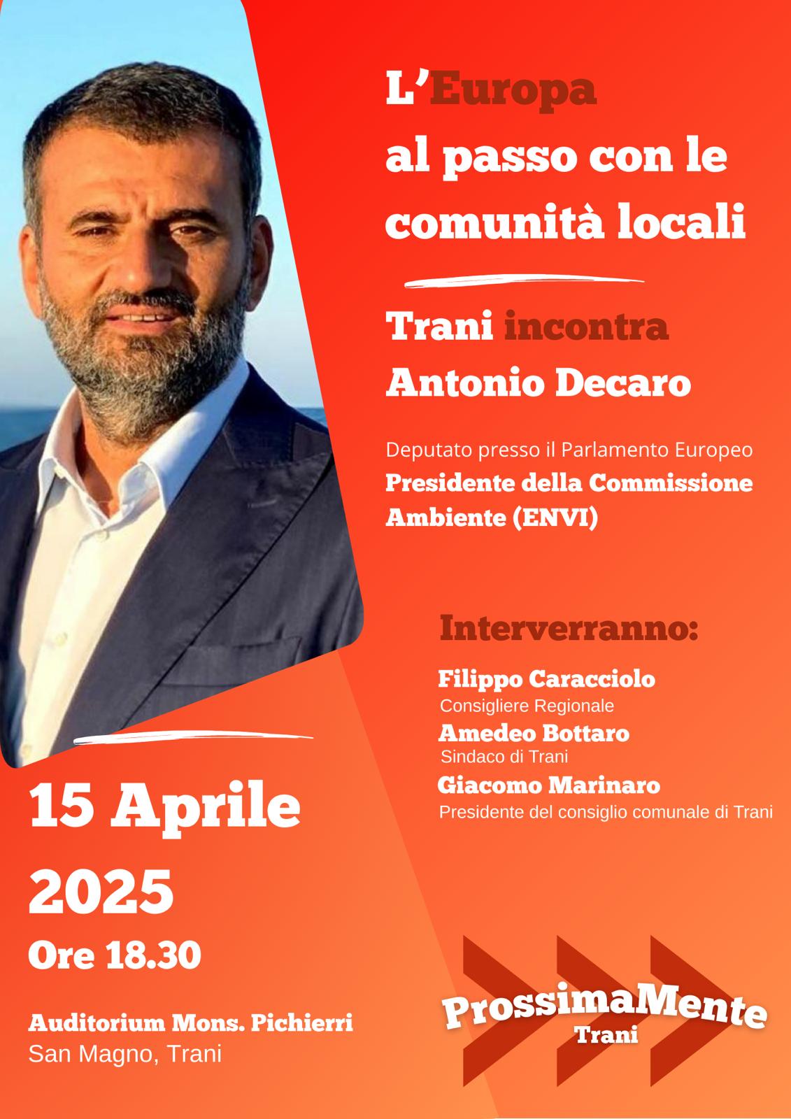convegno con Decaro