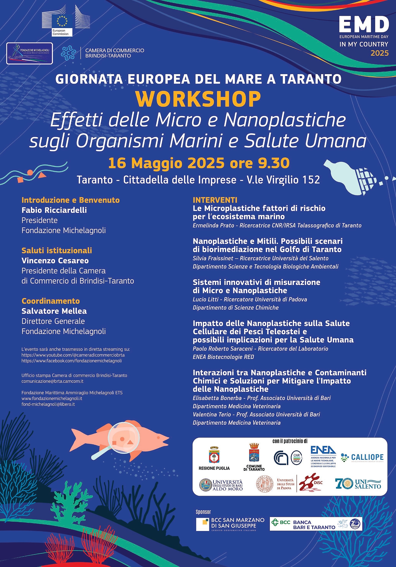 Effetti delle Micro e Nanoplastiche sugli Organismi Marini e Salute Umana