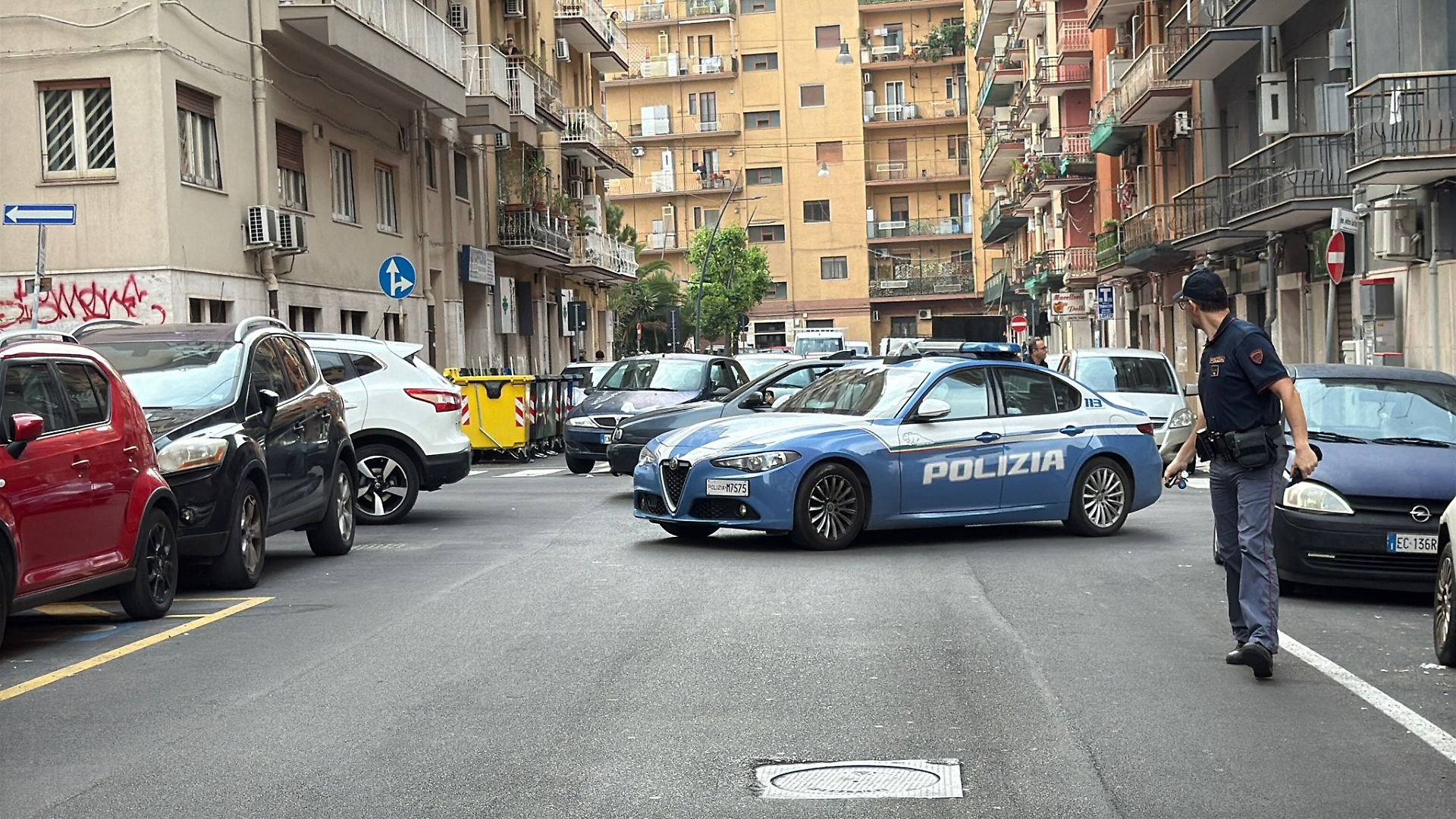Incidente in via Leonida a Taranto - foto Francesco Manfuso