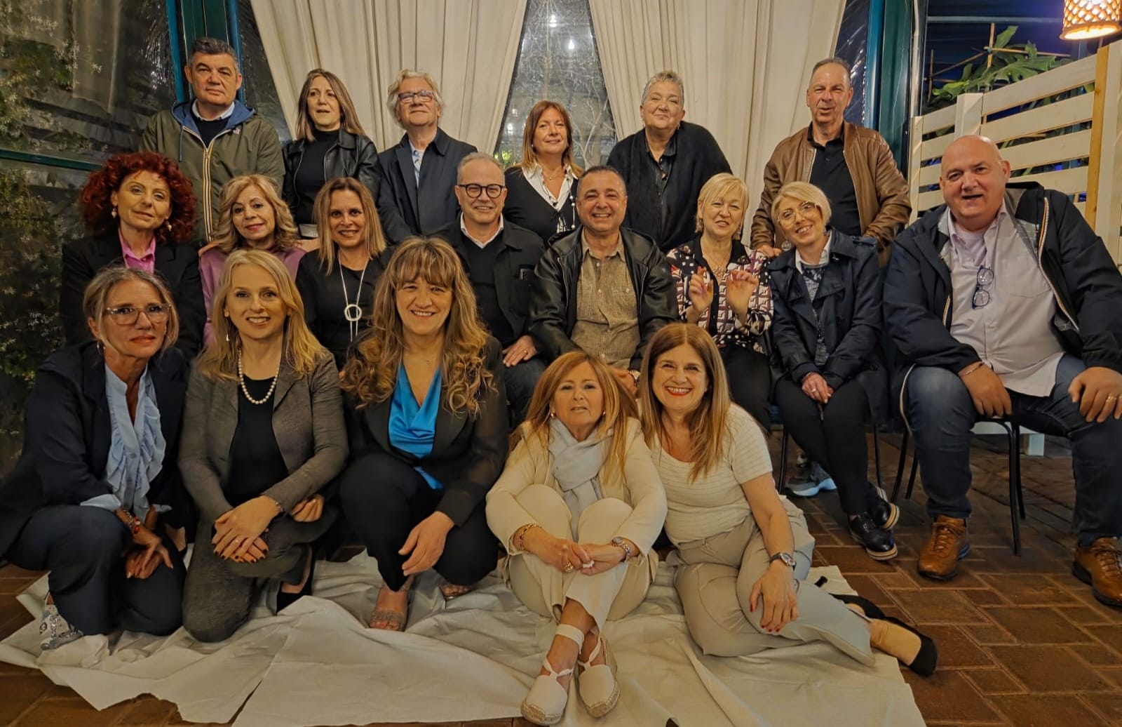 la 5^ A dell'istituto tecnico commerciale ‘Bachelet’ 